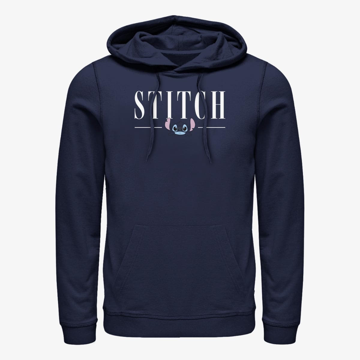 Sweatshirts Merch Disney Lilo & Stitch - Stitch Title Unisex Hoodie Navy Blue