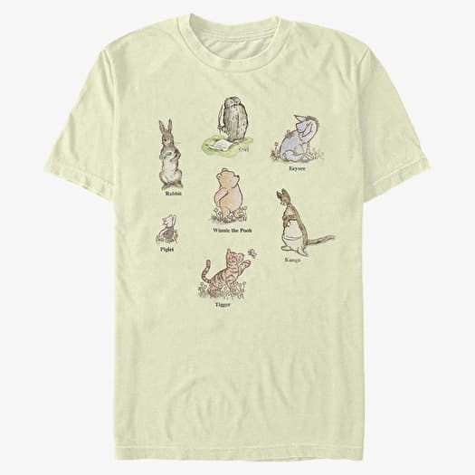 Camiseta Merch Disney Winnie the Pooh - Winnie Poster Unisex T-Shirt Natural