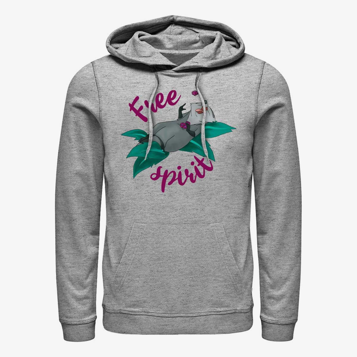 Kapuutsikud ja kampsunid Merch Disney Pocahontas - Meeko Free Spirit Unisex Hoodie Heather Grey