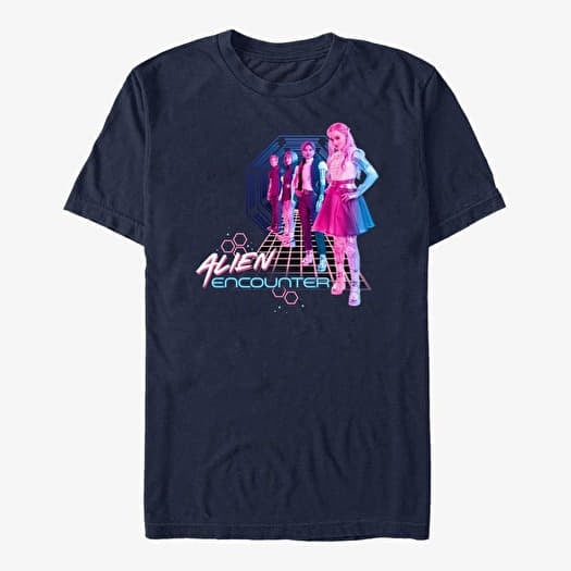 T-shirt Merch Disney Zombies - Alien Encounter Unisex T-Shirt Navy Blue