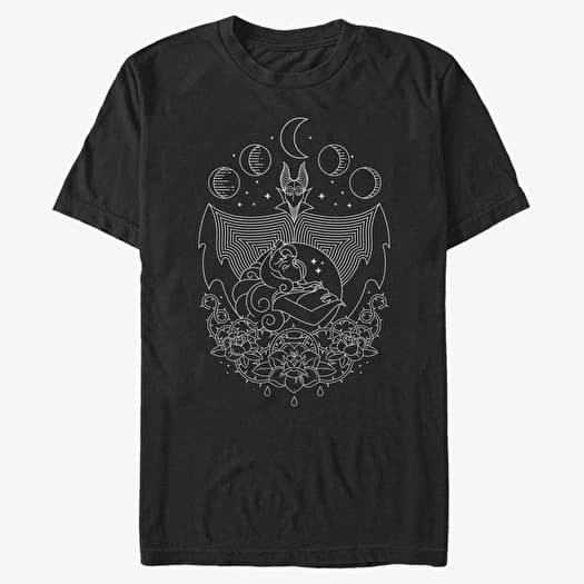 T-shirt Merch Disney Sleeping Beauty - Maleficent Geo Line Unisex T-Shirt Black