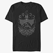 Merch Disney Sleeping Beauty - Maleficent Geo Line Unisex T-Shirt Black