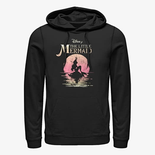 Sweatshirt Merch Disney The Little Mermaid - Mermaid Moon Unisex Hoodie Black