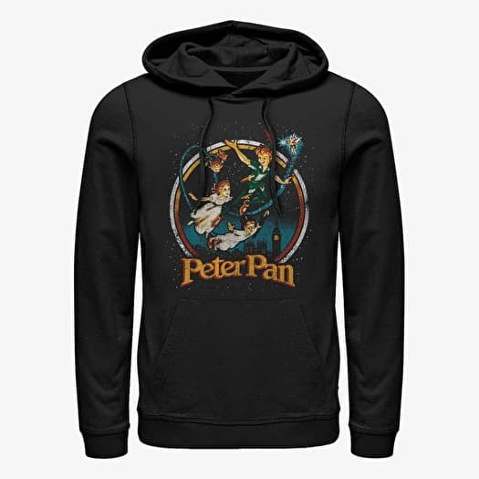 Sweatshirt Merch Disney Peter Pan - London Flyin Unisex Hoodie Black