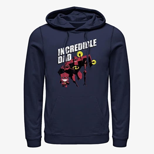Sweatshirt Merch Disney Incredibles - Credible Father Unisex Hoodie Navy Blue