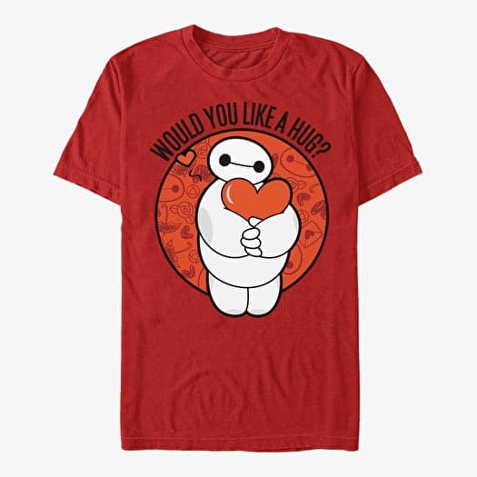 Majica Merch Disney Big Hero 6 Movie - Like a Hug Unisex T-Shirt Red