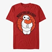 Merch Disney Big Hero 6 Movie - Like a Hug Unisex T-Shirt Red