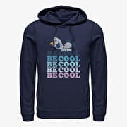 Merch Disney Frozen 2 - OLAF BE COOL Unisex Hoodie Navy Blue