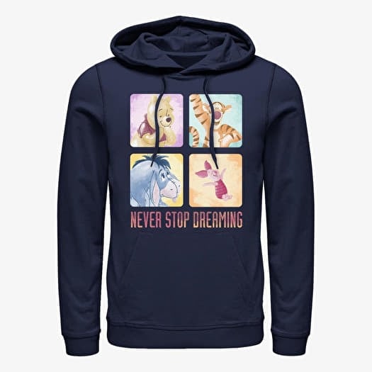 Sweatshirt Merch Disney Winnie the Pooh - Pooh Squad Unisex Hoodie Navy Blue