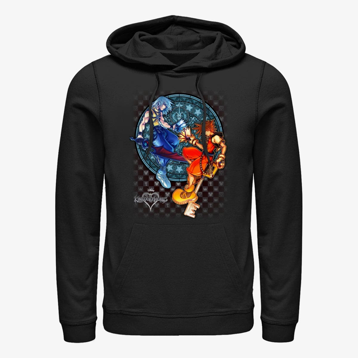 Mikiny Merch Disney Kingdom Hearts - Strength Tested Unisex Hoodie Black