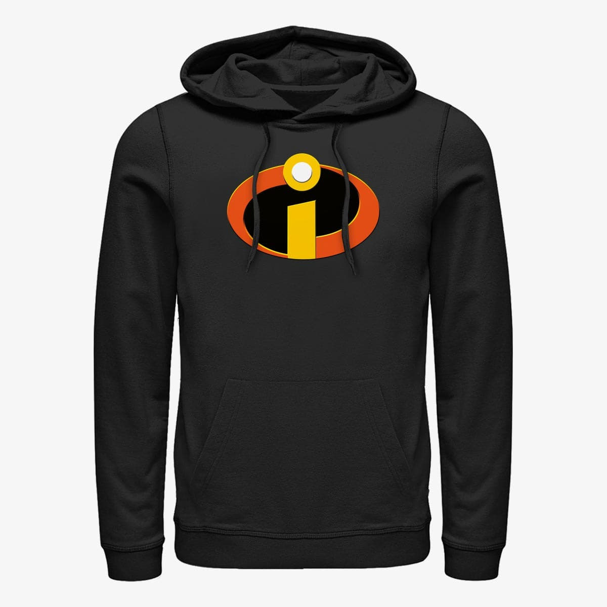 Sweatshirts Merch Disney Pixar The Incredibles - Incredibles Logo Unisex Hoodie Black