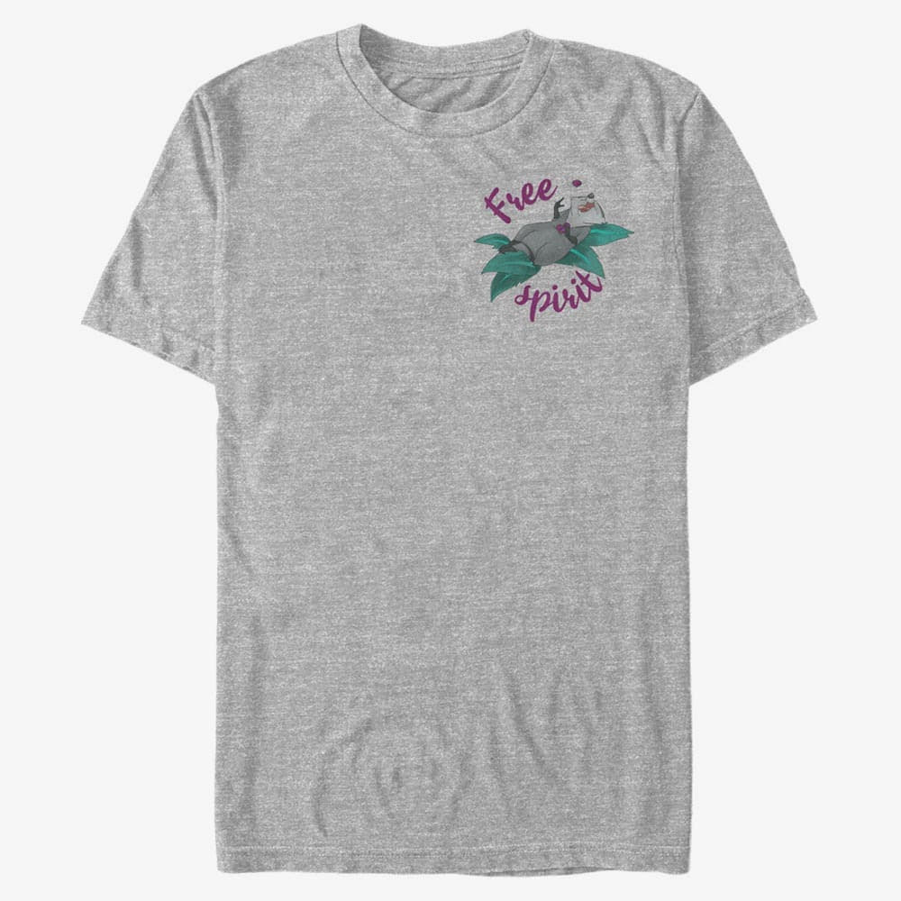 T-särgid Merch Disney Pocahontas - Meeko Free Spirit Unisex T-Shirt Heather Grey