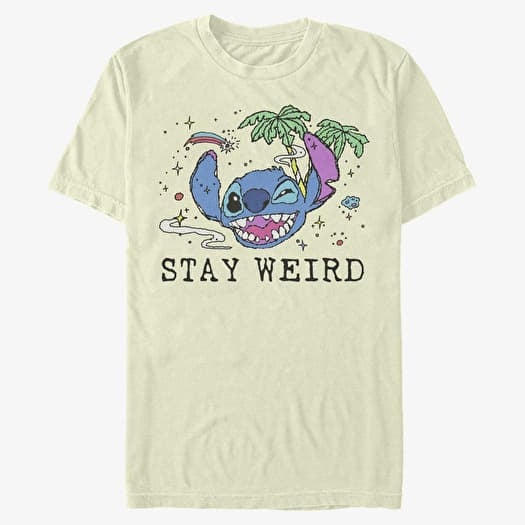 Merch Disney Lilo & Stitch - TRIPPY STITCH Unisex T-Shirt Natural