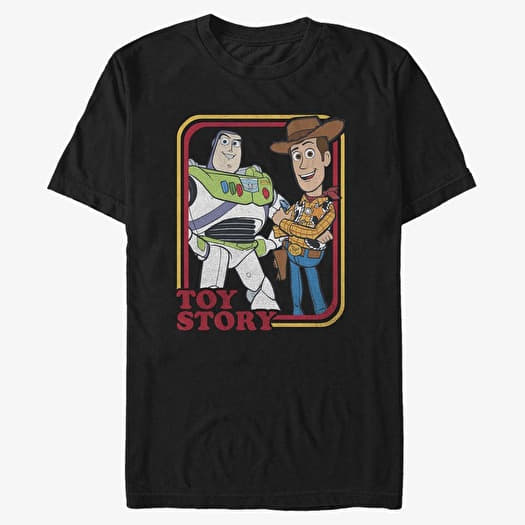 Póló Merch Disney Pixar Toy Story 4 - Vintage Duo Unisex T-Shirt Black