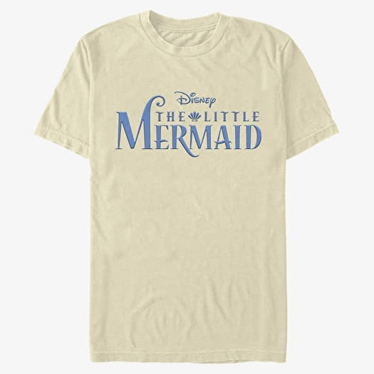 T-shirt Merch Disney The Little Mermaid - Little Mermaid Embroidery Unisex T-Shirt Natural