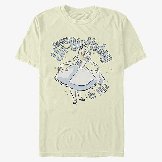 T-shirt Merch Disney Alice in Wonderland - Alice UnBirthday Unisex T-Shirt Natural