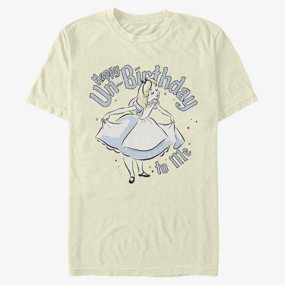 T-Shirts Merch Disney Alice in Wonderland - Alice UnBirthday Unisex T-Shirt Natural
