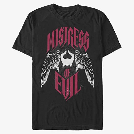 Tričko Merch Disney Maleficent: Mistress Of Evil - With Wings Unisex T-Shirt Black