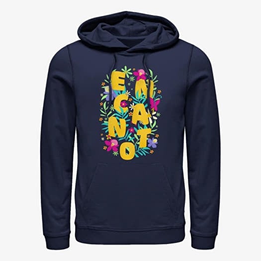 Sweatshirt Merch Disney Encanto - Flower Arrangement Unisex Hoodie Navy Blue