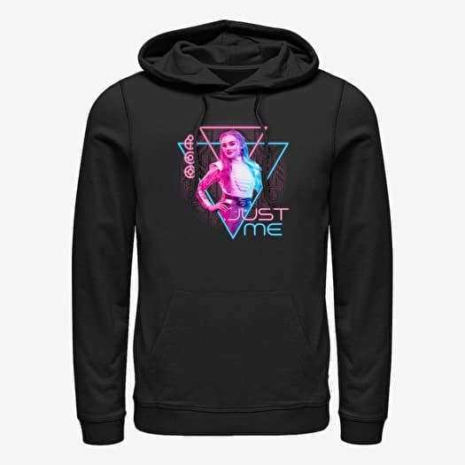Sweatshirt Merch Disney Zombies - Just Me Badge Unisex Hoodie Black
