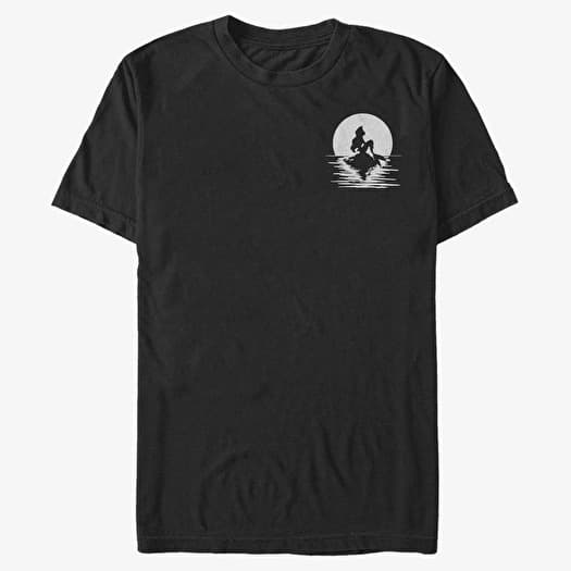 Majica Merch Disney The Little Mermaid - Mermaid Moon Unisex T-Shirt Black