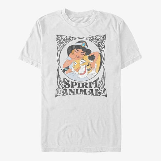 Camiseta Merch Disney Aladdin - Spirit Animal v2 Unisex T-Shirt White