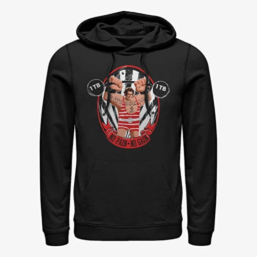Mikina Merch Disney Wreck-It Ralph 2 - No Pain No Gain Unisex Hoodie Black