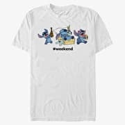 Merch Disney Lilo & Stitch - Stitch Weekend Unisex T-Shirt White