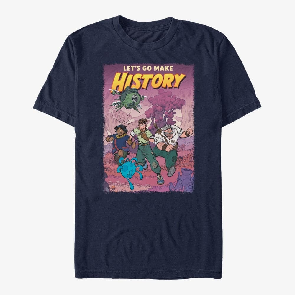 T-särgid Merch Disney Strange World - History Unisex T-Shirt Navy Blue