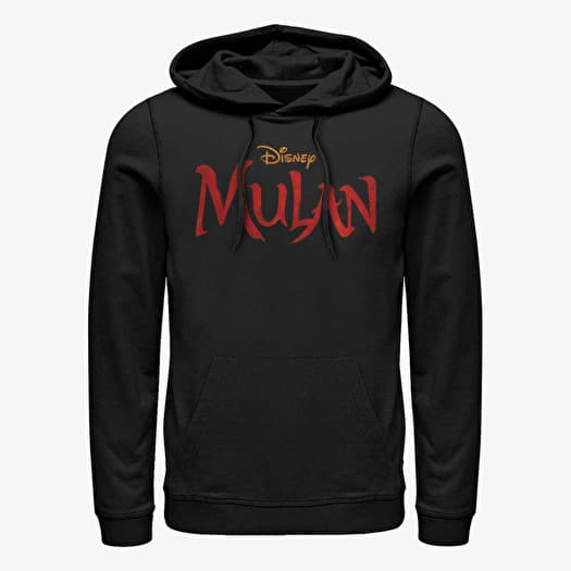 Mikina Merch Disney Mulan: Live Action - Mulan Logo Unisex Hoodie Black