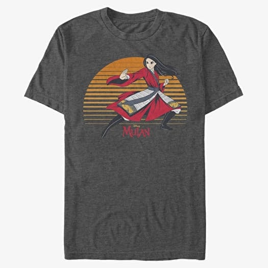 Μπλουζάκι Merch Disney Mulan: Live Action - Mulan Sunset Unisex T-Shirt Dark Heather Grey