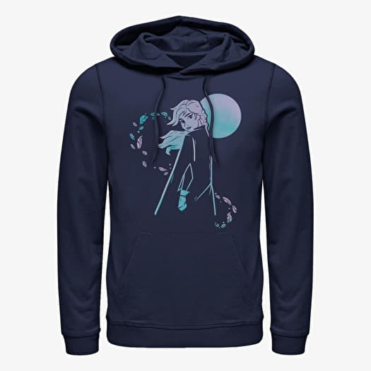 Sweat-shirt Merch Disney Frozen 2 - Winter Sunset Unisex Hoodie Navy Blue