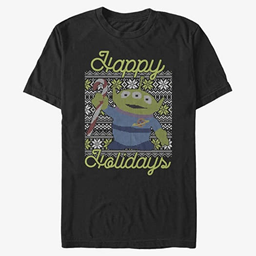 Maglietta Merch Disney Toy Story - Alien Christmas Unisex T-Shirt Black