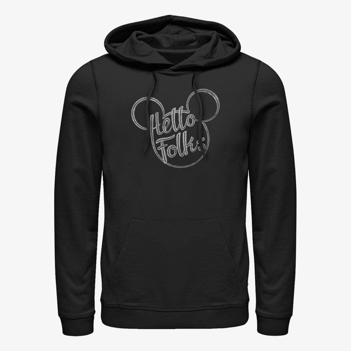 Толстовки та реглани Merch Disney Classic Mickey - Hello Folks Unisex Hoodie Black