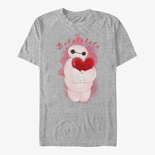 Majica Merch Disney Big Hero 6 Movie - It's V-Day Unisex T-Shirt Heather Grey