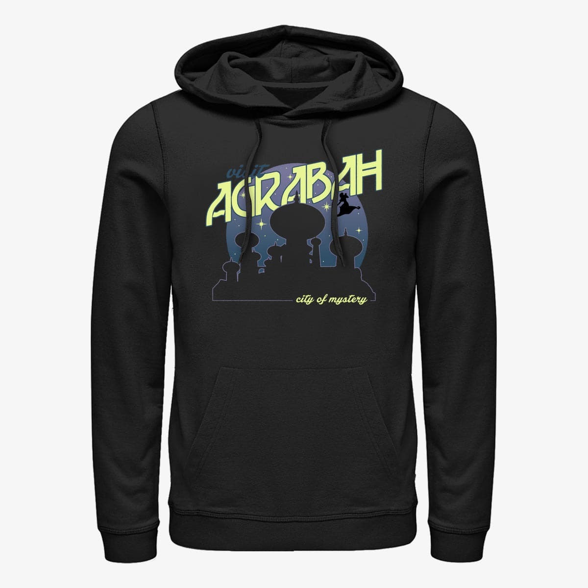 Felpe Merch Disney Aladdin - Agrabah Postcard Unisex Hoodie Black
