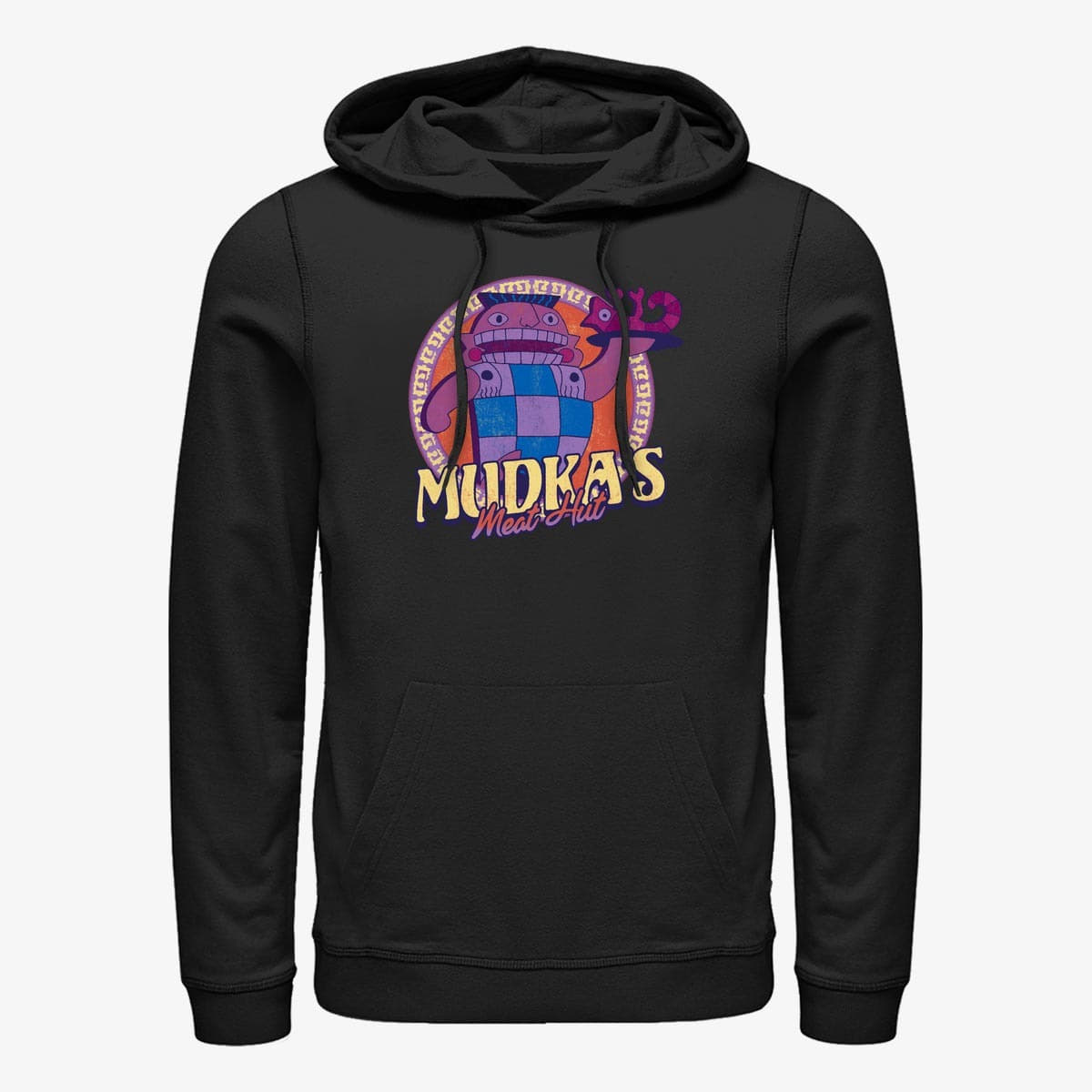 Sweatshirts Merch Disney Emperor's New Groove - Mudkas Meat Hut Unisex Hoodie Black