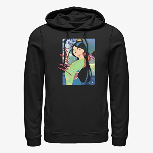 Sweatshirt Merch Disney Mulan - Knock Photo Unisex Hoodie Black