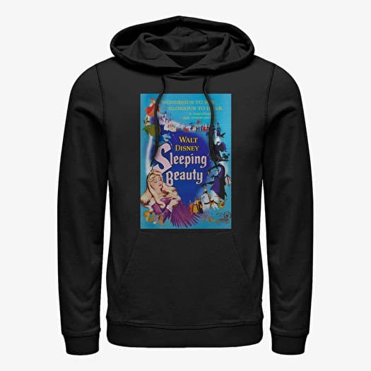 Sweatshirt Merch Disney Sleeping Beauty - Blue Sleeping Beauty Poster Unisex Hoodie Black