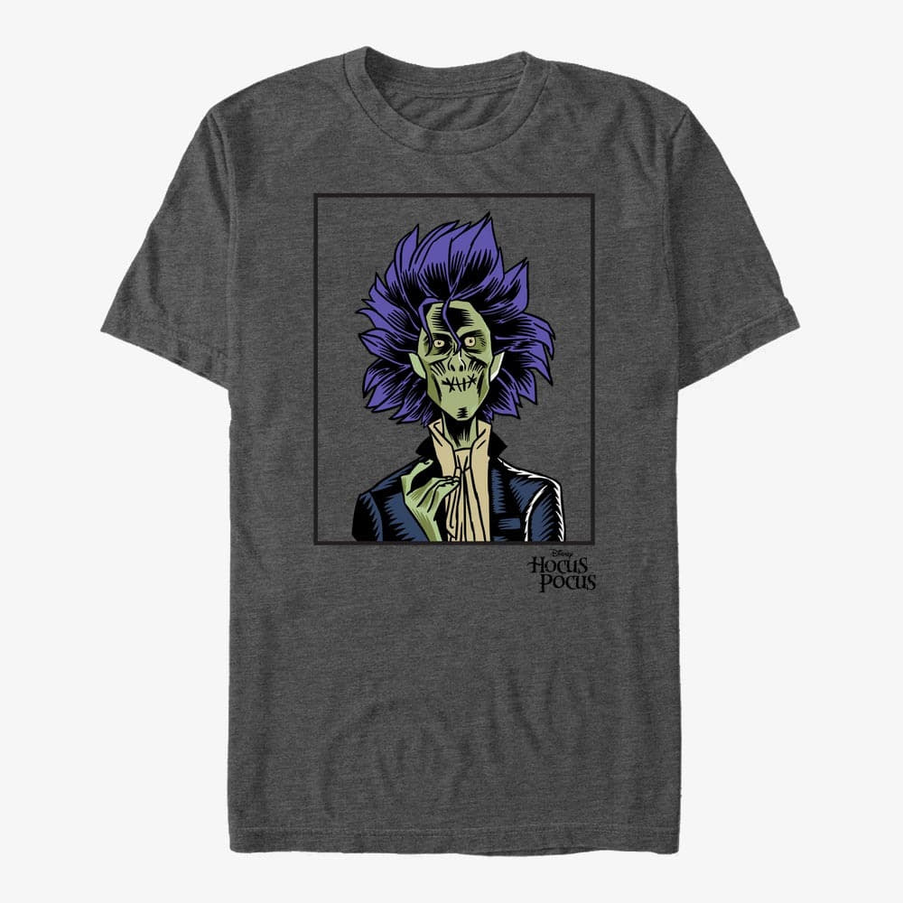 Majice T-shirt Merch Disney Hocus Pocus - BILLY FRAME Unisex T-Shirt Dark Heather Grey