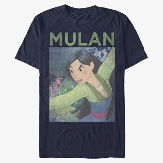 T-shirt Merch Disney Mulan - Mulan Mushu Poster Unisex T-Shirt Navy Blue
