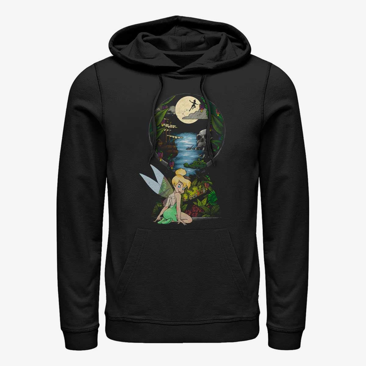 Felpe Merch Disney Peter Pan - KEYHOLE Unisex Hoodie Black