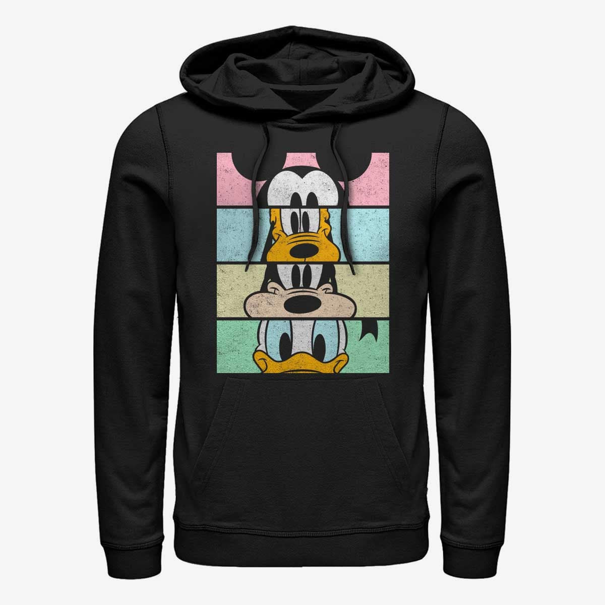 Felpe Merch Disney Mickey Classic - Crew Crop Unisex Hoodie Black