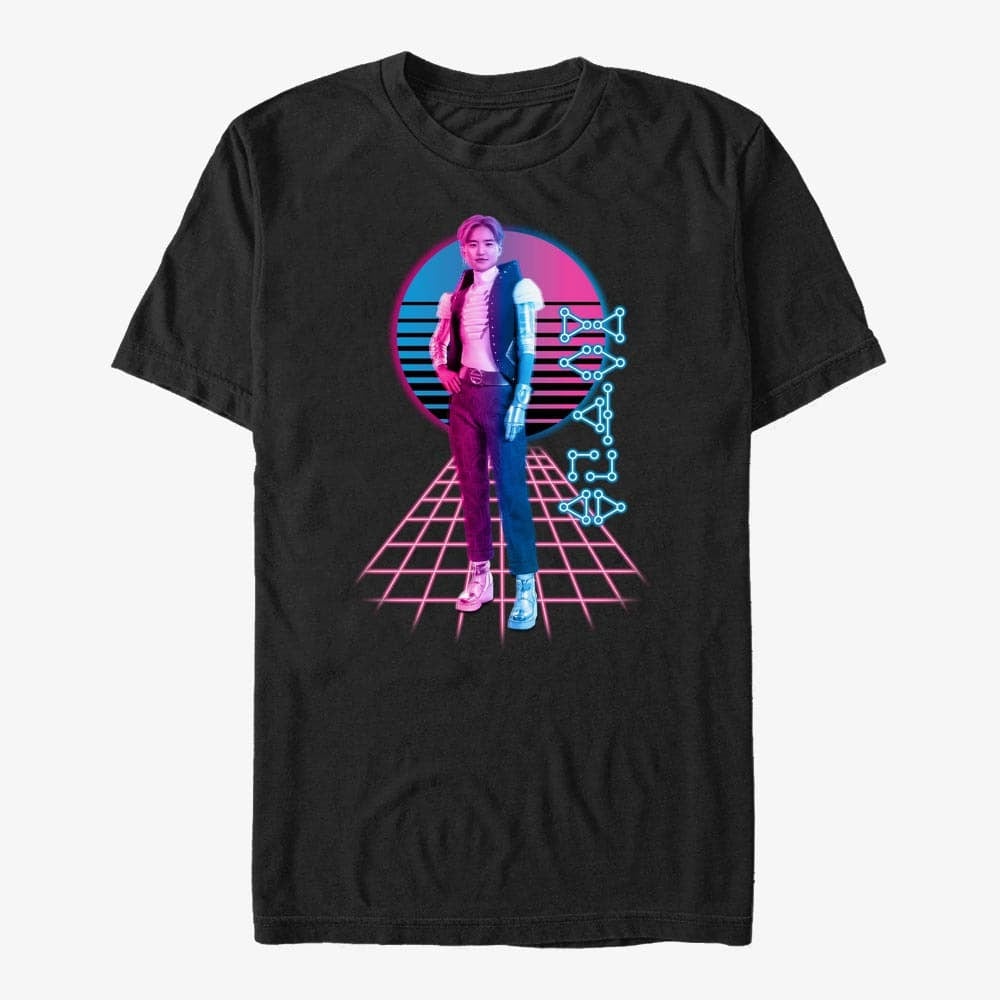 T-Shirts Merch Disney Zombies - Cyber Badge Unisex T-Shirt Black