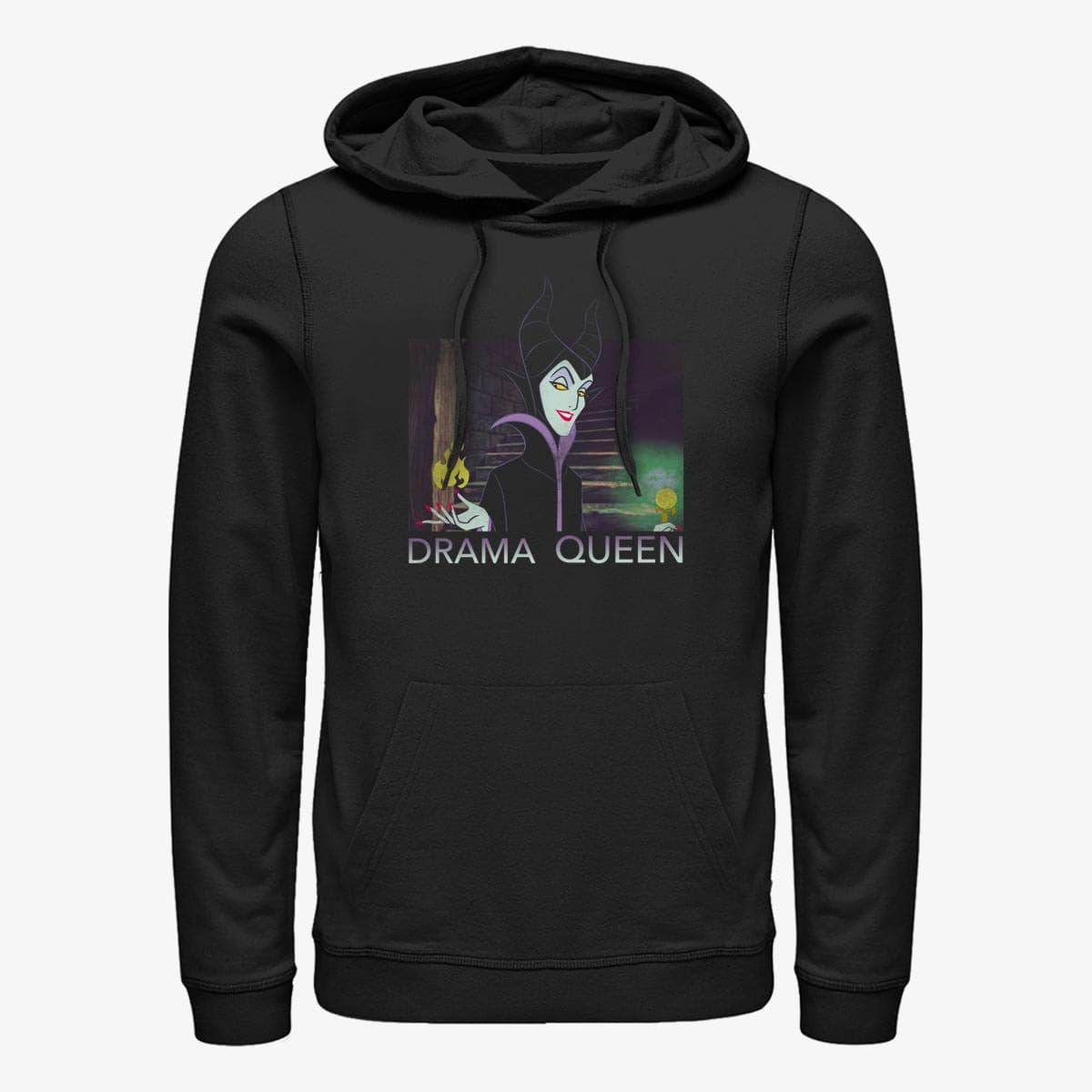 Sweatshirts Merch Disney Sleeping Beauty - Maleficent Drama Queen Unisex Hoodie Black