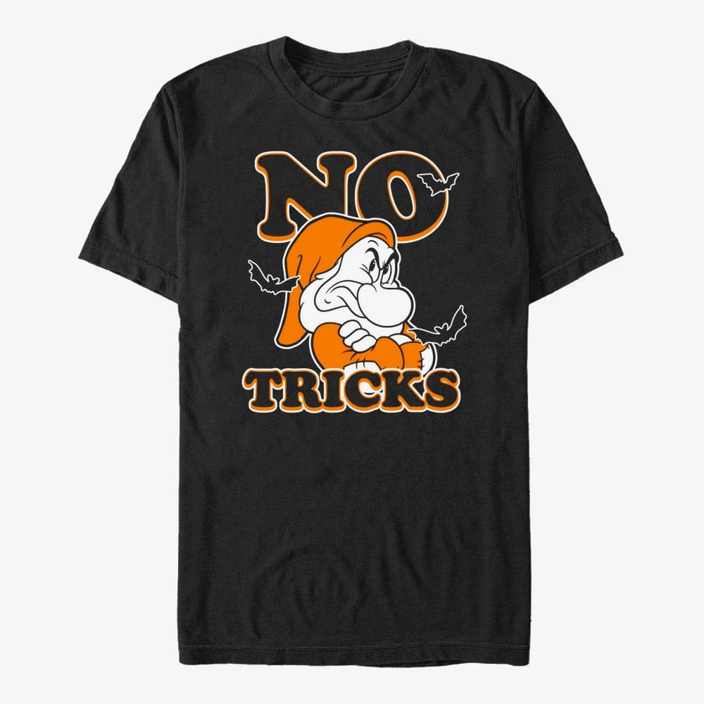Magliette Merch Disney Snow White And The Seven Dwarfs - No Tricks Unisex T-Shirt Black
