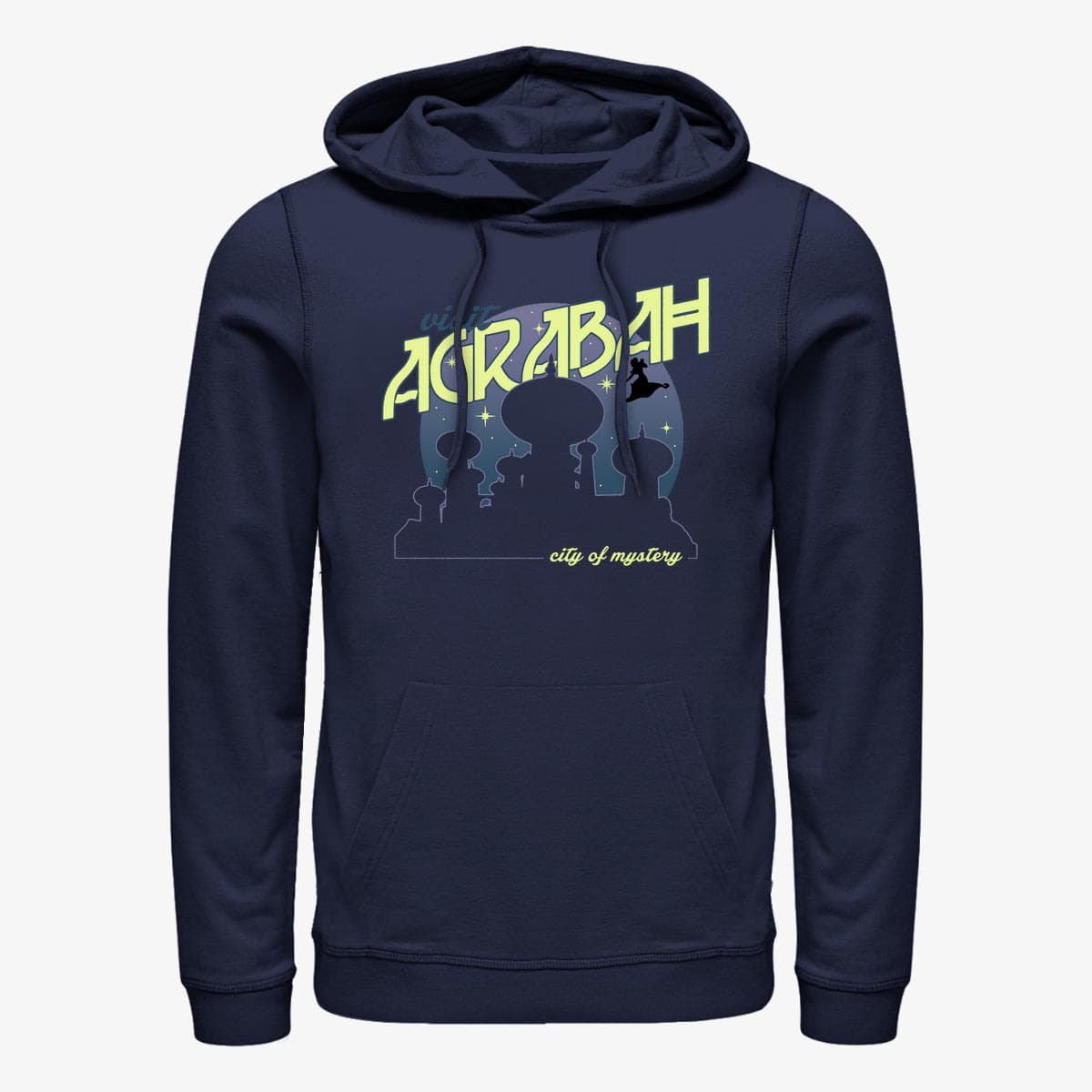 Kapucnis pulóverek és pulcsik Merch Disney Aladdin - Agrabah Postcard Unisex Hoodie Navy Blue