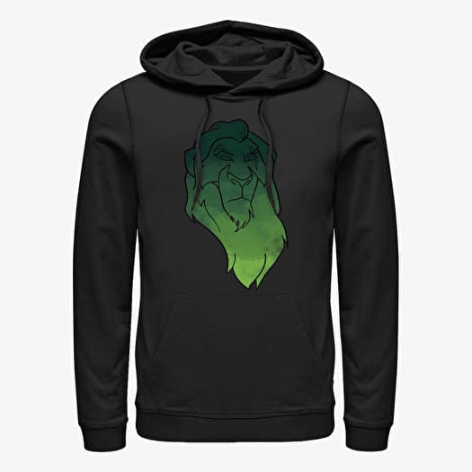 Sweatshirt Merch Disney The Lion King - Watercolor Scar Unisex Hoodie Black