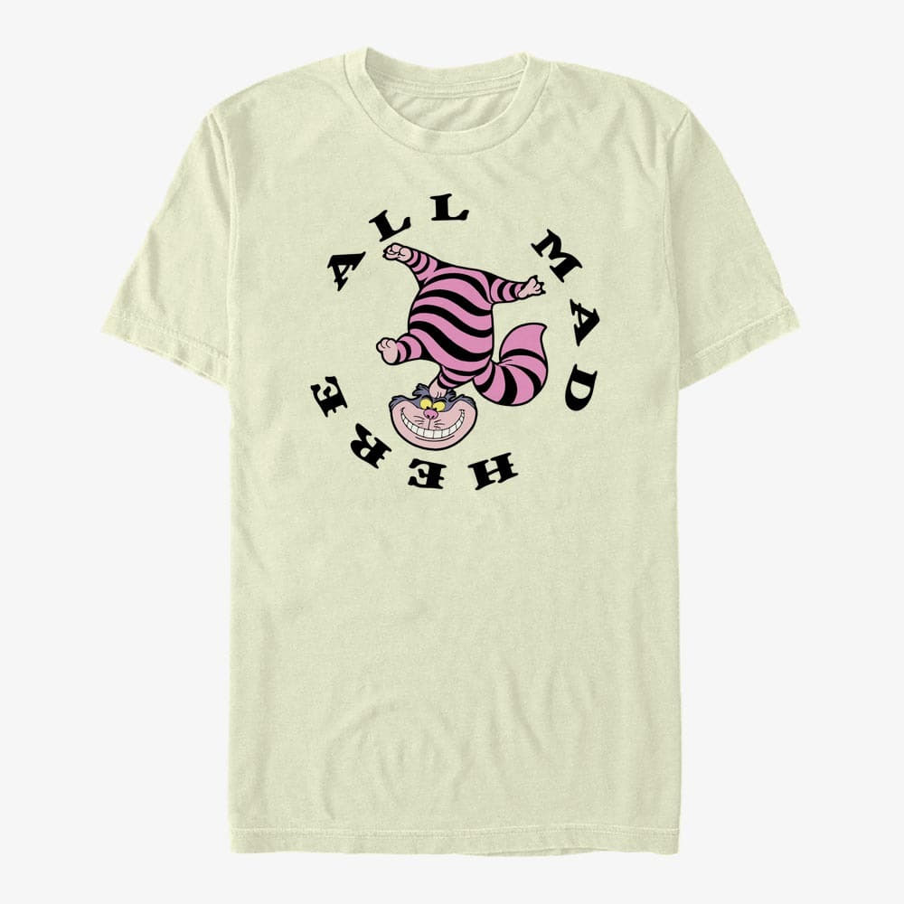 T-Shirts Merch Disney Alice In Wonderland - DISNEY CHESHIRE REALITY - DSAX02VMSC Unisex T-Shirt Natural