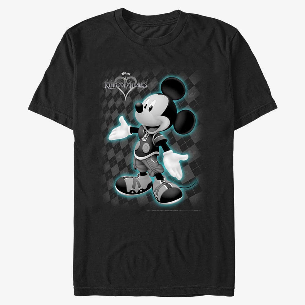 T-Shirts Merch Disney Kingdom Hearts - Mickey Hearts Unisex T-Shirt Black